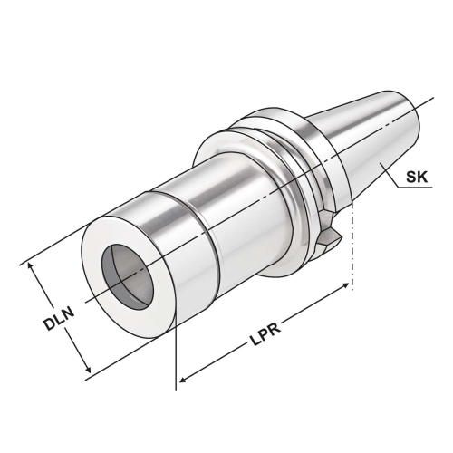 Präzisions-Spannzangenfutter ER BT 40-2/20-200 ER32 JIS B 6339 (MAS-BT) AD