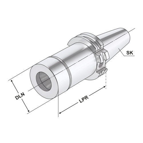 ER Präzisions-Spannzangenfutter SK 50-2/20-150 ER32 DIN 69871 AD