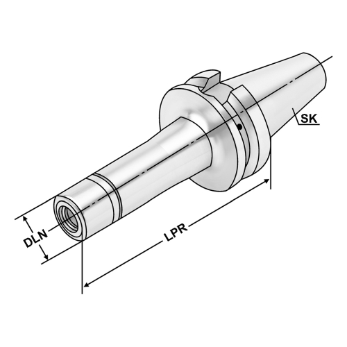 Spannfutter BT 50-1/10-105 KPS10 JIS B 6339 (MAS-BT) AD