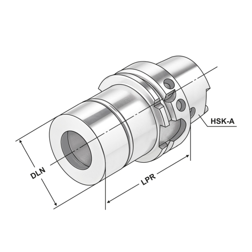 Präzisions-Spannzangenfutter ER HSK100 2/20-100 ER32