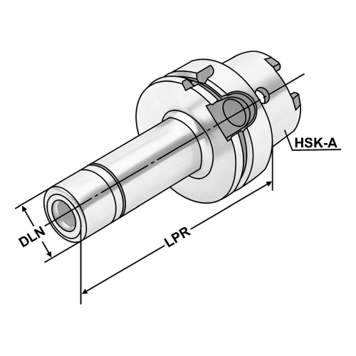 Spannfutter HSK 50-4/16-80 KPS16 DIN 69893 (ISO 15488) Form A