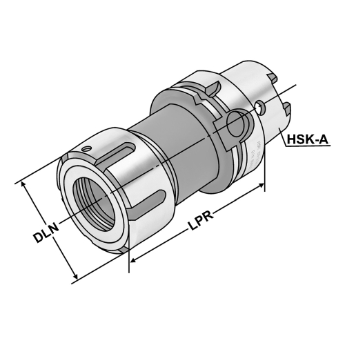 Spannfutter HSK 63-2/16-100 OZ16 DIN 69893 Form A