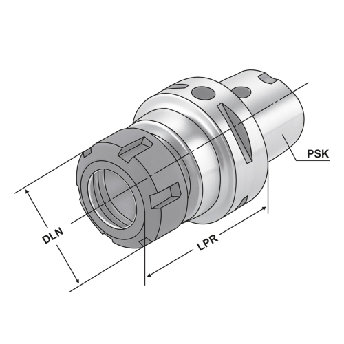 Spannfutter PSK 63-2/20-100 ER32 ISO 26623