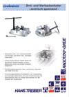 Flyer stationäre Spannfutter 3- Backen, 4-Backen NBK, MC