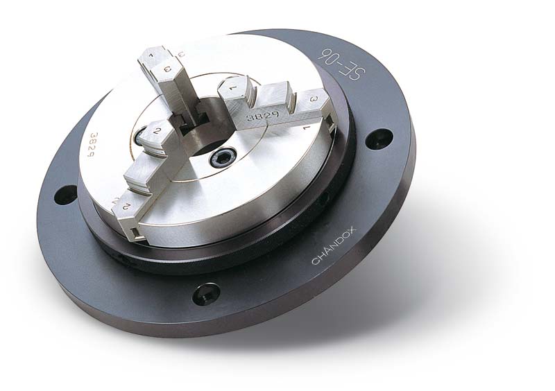 Chandox Stationäres 3-Backen-Spannfutter Ø 63 mm SE-02,Chandox Stationäres 3-Backen-Spannfutter Ø 63 mm SE-02